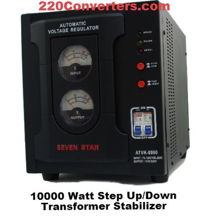 Seven star 10,000 Watt Deluxe Automatic Voltage Regulator / Converter
