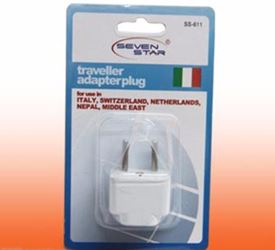 Type C Plug Adapter For Europe, Asia 4mm - Universal To European Style
