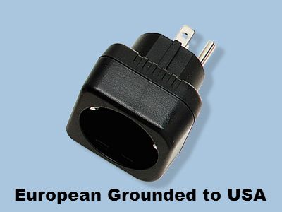 European Schuko to North American Plug MFV-13