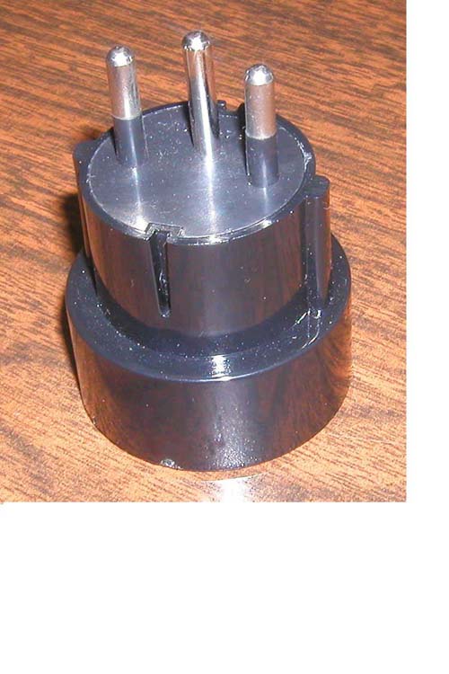 European to Switzerland Plug Adapter (Euro to Swiss Plug)