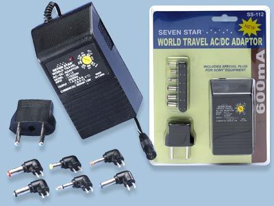 World Travel AC To DC Power Adapter - SS11
