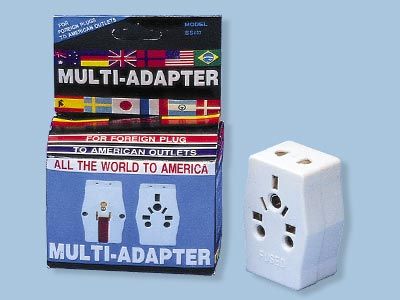 Multi Receptacle Adapter Plug For USA - SS407