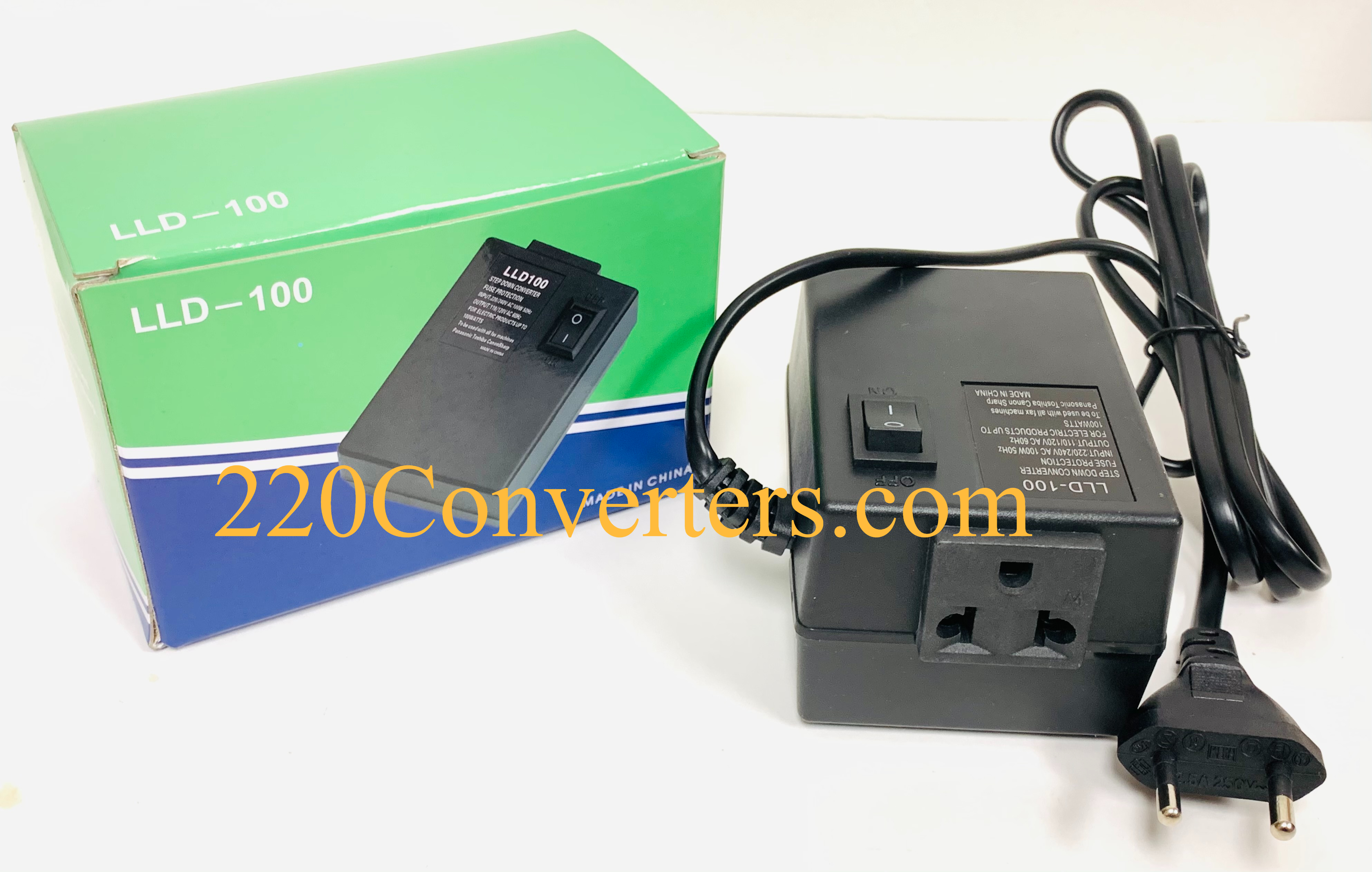 Norstar 100 Watt Compact Voltage Converter 220v to 110v Transformer 