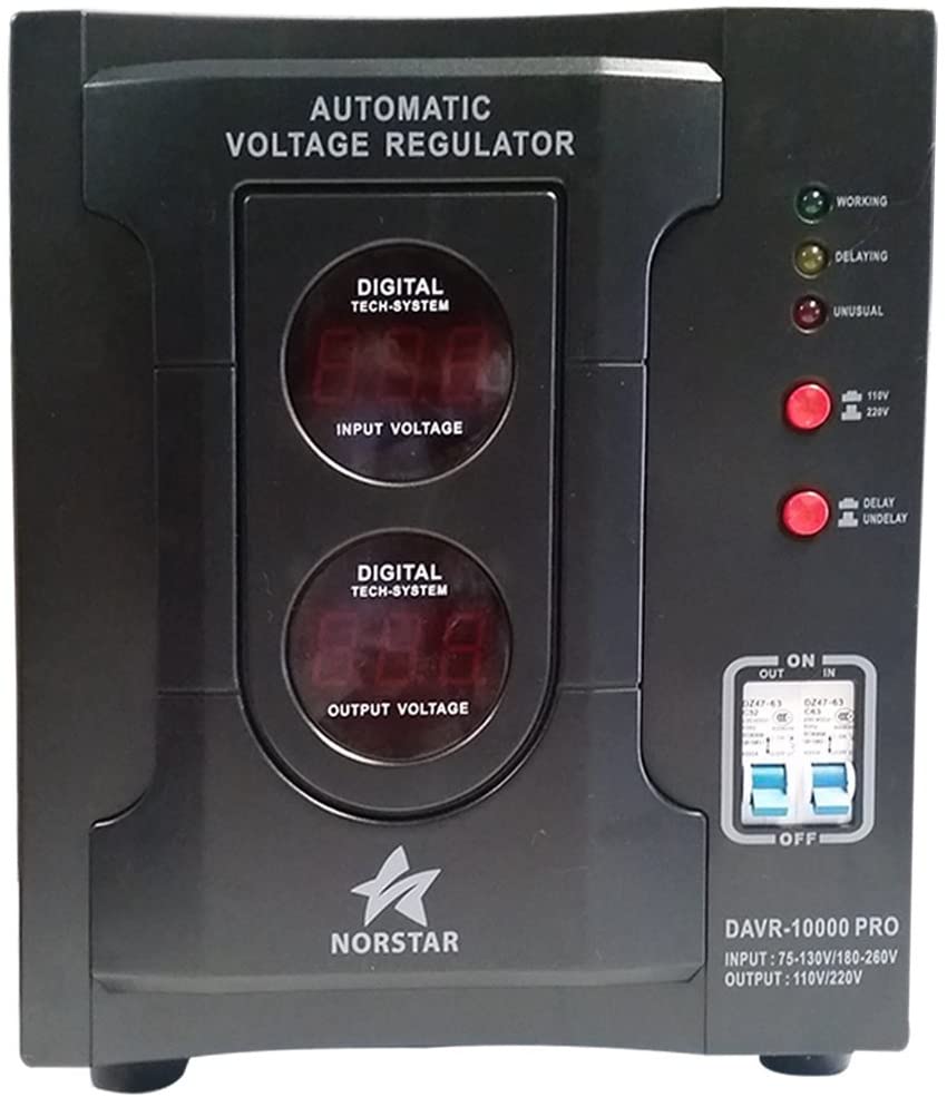 Norstar DAVR-15000 15000 Watt Power Converter Stabilizer 110V 220V Transformer 15000W 110-220 V 