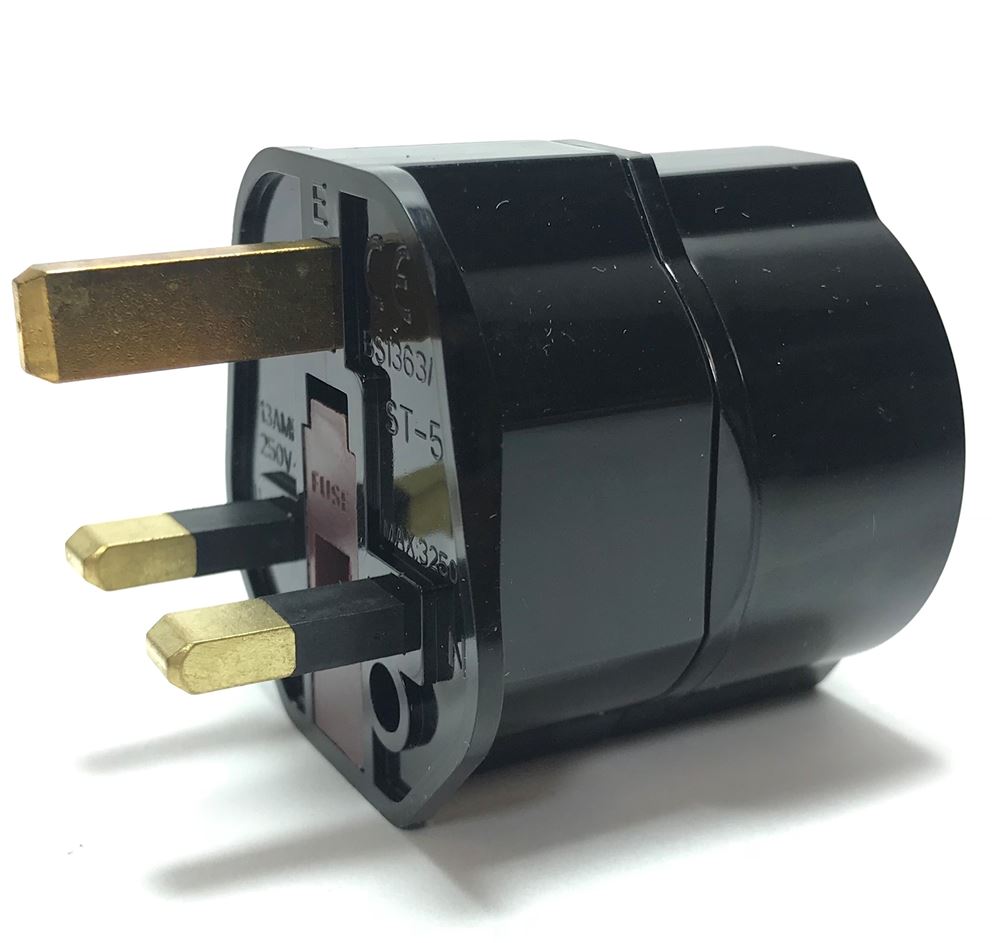 EU TO U K Adapter Plug Type E/F To Type G