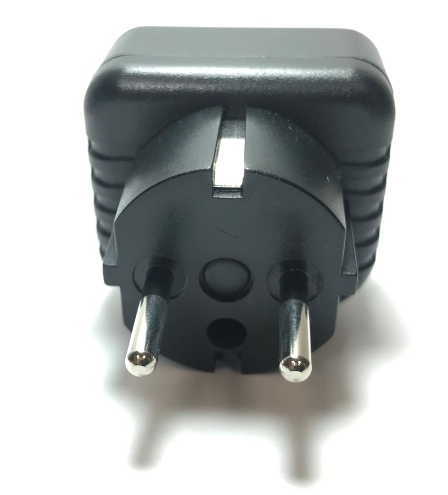 Type A/B To Type E/F Plug Adapter US TO EU Grounded