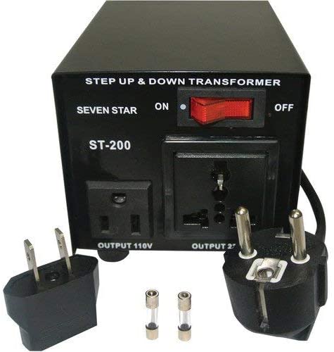 Seven Star ST-200 Step Up And Down Transformer 200 Watt 