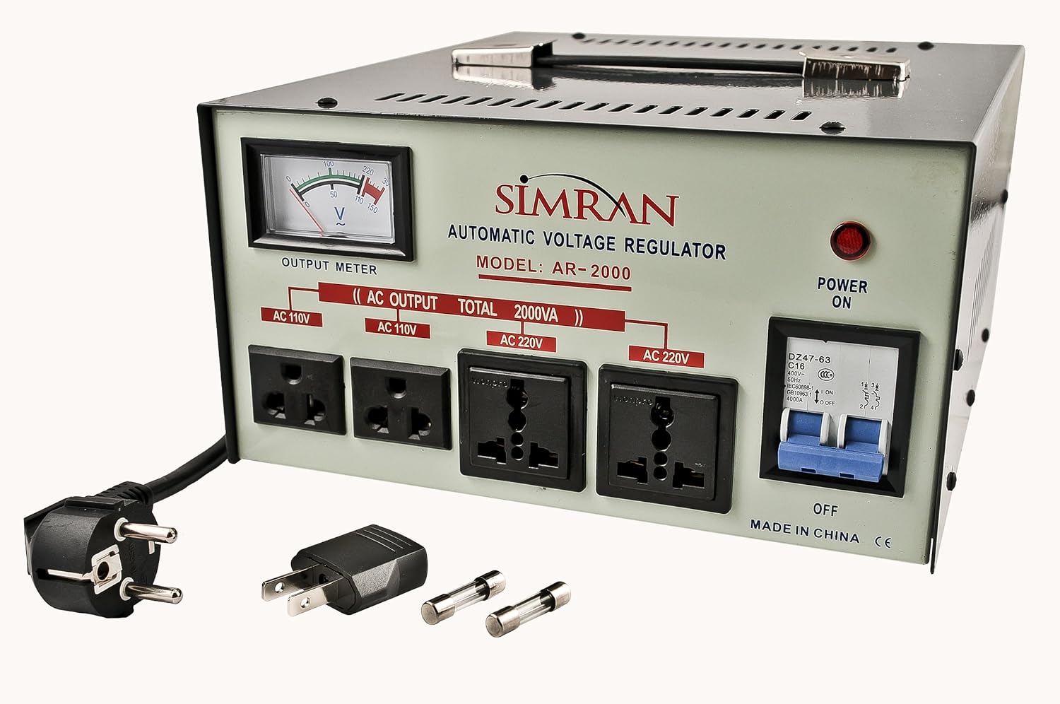 Simran AR2000 2000 W Watt Voltage Stabilizer Regulator