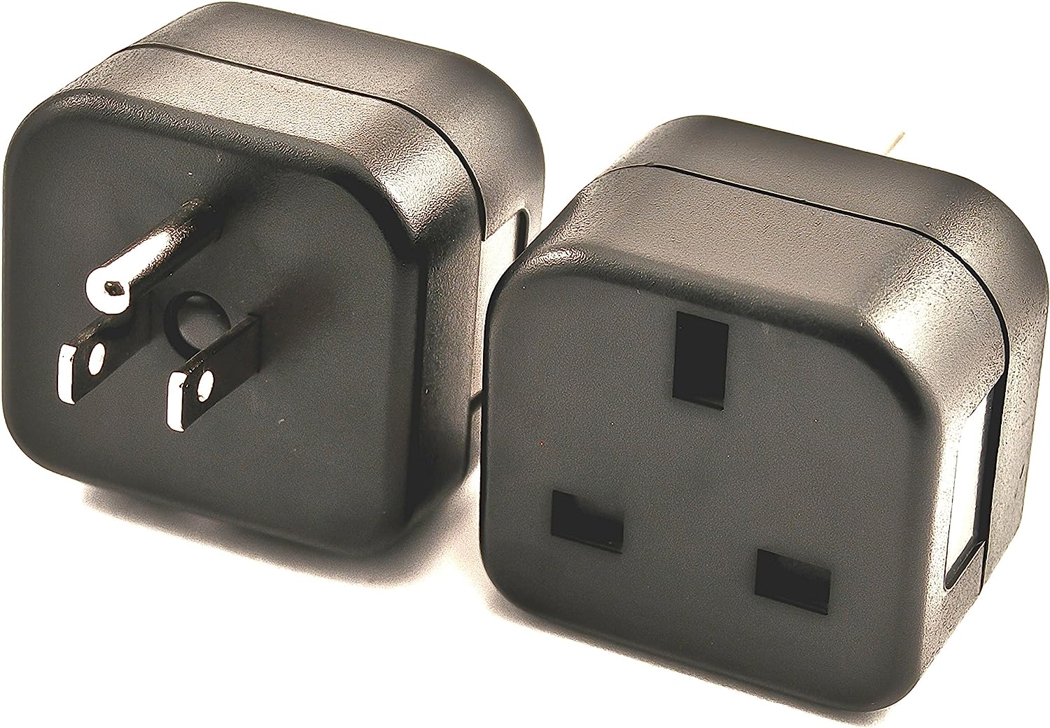 Type G To Type B Simran PG18 USA US Grounded Plug Adapter UK British Plug into 3-Pin American Plug - Type G to Type B