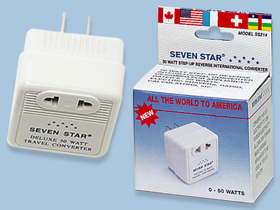 50 Watts Step Up Deluxe Voltage Converter - SS214