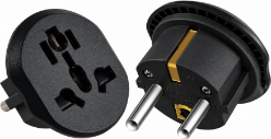 GG605 Type E/F Plug Adapter For Germany, France, Europe, Russia High Quality CE Certified European plug adapter, adapter plug, adaptor plug, Type E Plug, Type F Plug, American to European adapter, EU PLUG ADAPTER, EU PLUG, SCHUKO PLUG, SHUKO PLUG, US TO EU PLUG, USA TO EUROPE PLUG, 5MM EU PLUG, germany plug, europe plug, ,France plug adapter