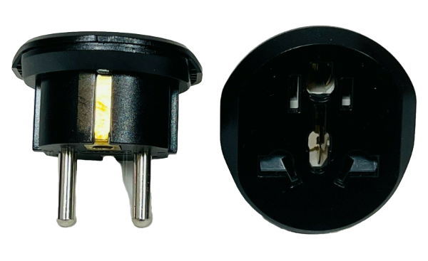 GG605 Type E/F Plug Adapter For Germany, France, Europe, Russia High ...