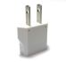 MF-7 European Asian to American Plug Adapter White EU To US Flat Blade Converter Plug Type A