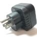 Simran PG13 European Grounded Schuko to USA Plug Adapter, Type E To Type B - PG13