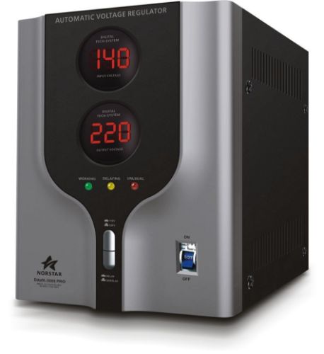 Norstar DAVR-5000 Watt Voltage Converter & Stabilizer 110V/120 220V/240 Volt Transformer