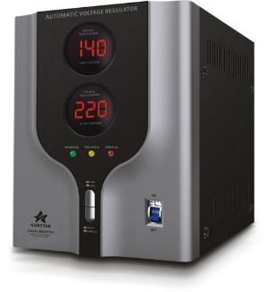 Norstar DAVR-5000 Watt Voltage Converter & Stabilizer 110V/120 220V/240 Volt Transformer