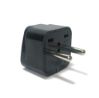 Seven Star Type C SS-411 Asian European Plug Adapter, Black, Universal