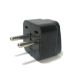 Seven Star Type C SS-411 Asian European Plug Adapter, Black, Universal - SS-411-B