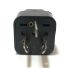 Seven Star SS-416 Australia New Zealand China Universal Plug Adapter, Black, Type I - SS-416B