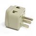 Plug Adapter Converter 2 In 1 Universal American Euro Asia Plug to USA Style