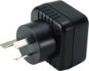 Seven Star MAV-21 European Schuko to Australian grounded adapter plug Three Prong EU TO AU
