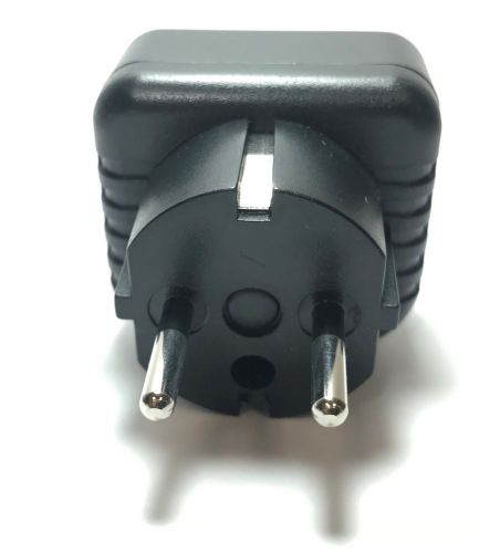 Type A/B To Type E/F Plug Adapter US TO EU Grounded
