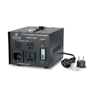 Seven Star Precision Power SSPP-1500 110 220 Volt Step Up Down Transformer 1500W Voltage Converter 