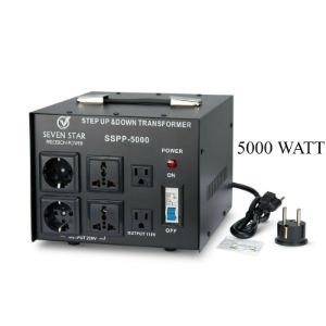 Seven Star Precision Power SSPP-5000 110 220 Volt Step Up Down Transformer 5000W Voltage Converter