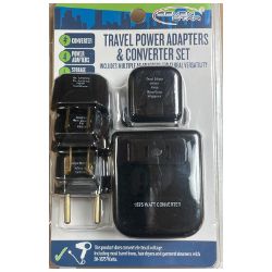 Seven Star SS-1875 220 to 110 Volt International Voltage Converter Plug Adapter Set 50-1875 Watt