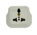 Seven Star SS-414-N Type G UK Ireland UAE Style Universal Plug Adapter With 2 Output White 
