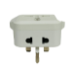 Seven Star SS-414-N Type G UK Ireland UAE Style Universal Plug Adapter With 2 Output White 