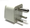 Seven Star Type D India 3-Pin Plug Adapter Three Round Pins For Indian Style Outlet