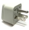 Seven Star SS-417 Type B American Plug Adapter ,White, Universal Socket