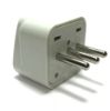 Seven Star SS-418 Italy Plug Adapter, Type L, White Universal Socket