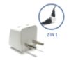 Seven Star SS-711 Type C Euro Asian 2-Input Universal Plug Adapter