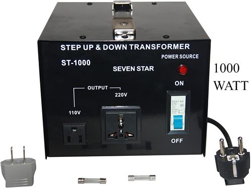 Seven Star ST-1000 Step Up And Down Transformer 1000 Watt 
