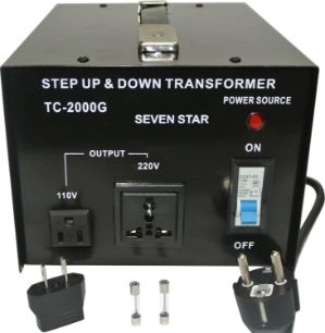 Seven Star TC2000G 2000 Watt Step Up-Down Power Converter Transformer