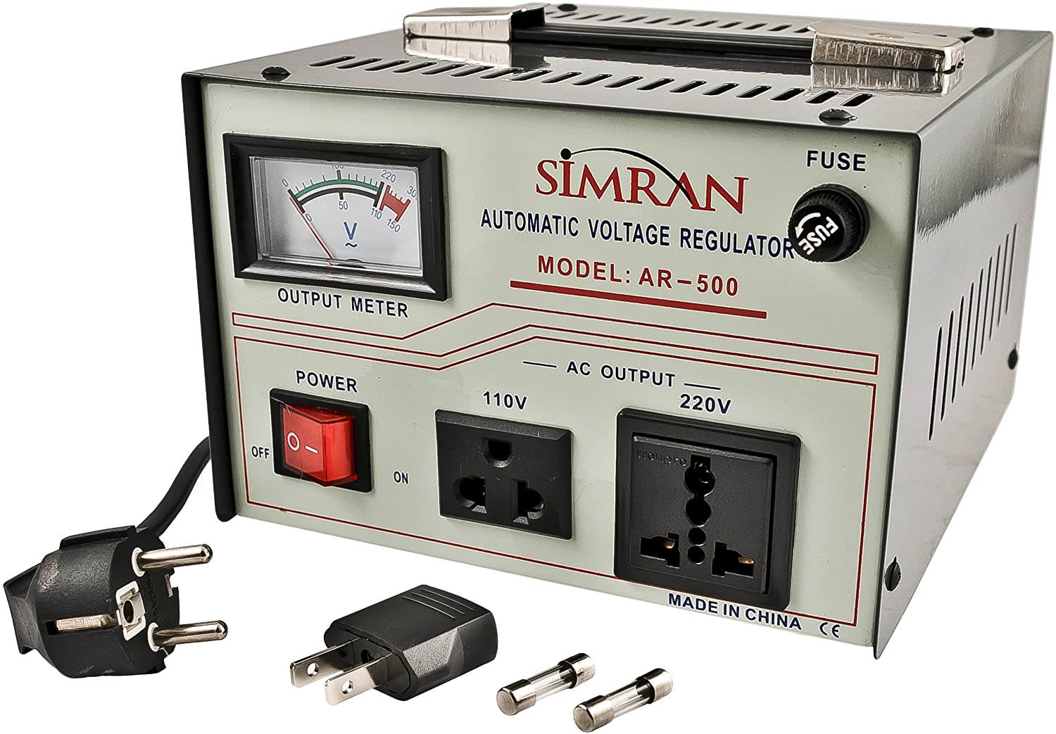 SF-500 110 220 Volt 500 Watt Automatic AC Voltage Converter 110v 220v 240 Volt 
