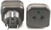 Type B To Type E Adapter Simran PG11 USA American to German European Adapter Plug Converter Schuko Type E / F