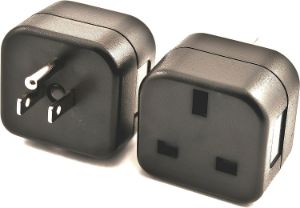 Type G To Type B Simran PG18 USA US Grounded Plug Adapter UK British Plug into 3-Pin American Plug - Type G to Type B