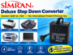 Simran SMF-200 200 Watt 220/240V to 110/120V AC Step Down Travel Voltage Converter  - SMF-200