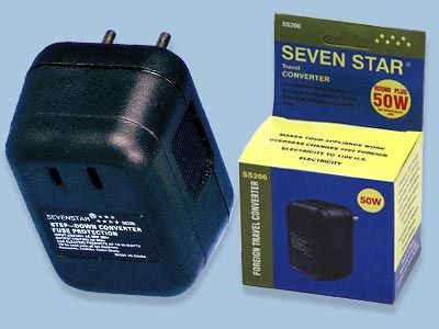 50 Watts 220v to 110v Voltage Converter - SS206