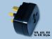 SS405G USA to British UK Style Grounded Adaptor Plug Three Prong Square Adapter Plug