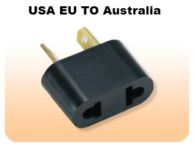 Type I USA To Australia Adapter SS406 Australian Style Plug Adapter Also for China Argentina