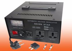 Seven Star AR-1500 1500 Watt Voltage Converter with Stabilizer Regulator 1500W Step Up Down Transformer 