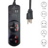 Seven Star SS-505 Universal Surge Protector USB Ports 2A Quick Charging Outlet Travel Power Strip For Multiple Devices