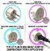 Seven Star SS-409 Type E/F American to European Plug Adapter White  - SS409