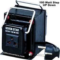 Seven Star THG-100UD 100 Watts Step Up-Down Voltage Converter 100W 110V To 220V AC