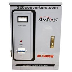 Simran AR15000 15000 W Watt Voltage Stabilizer Regulator - Transformer Converter Step Up and Down