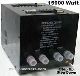 Simran THG15000UD  15000 W Watts Step Up-Step Down Transformer 15000W Heavy-Duty Voltage Converter